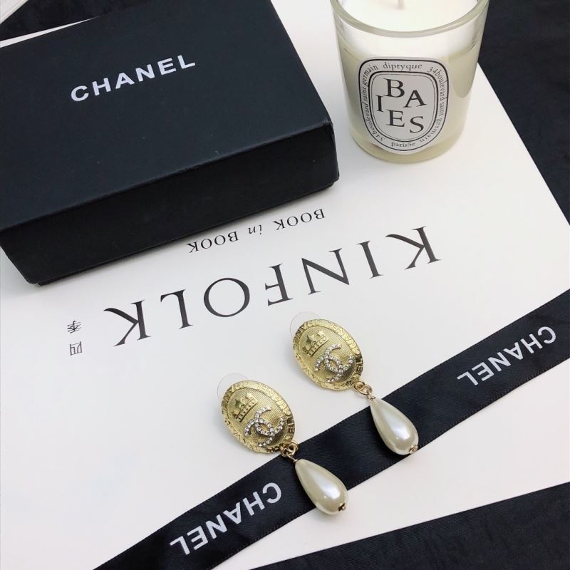 Ch*el earrings